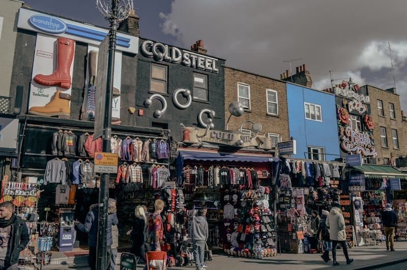 Matbutiker i Camden London