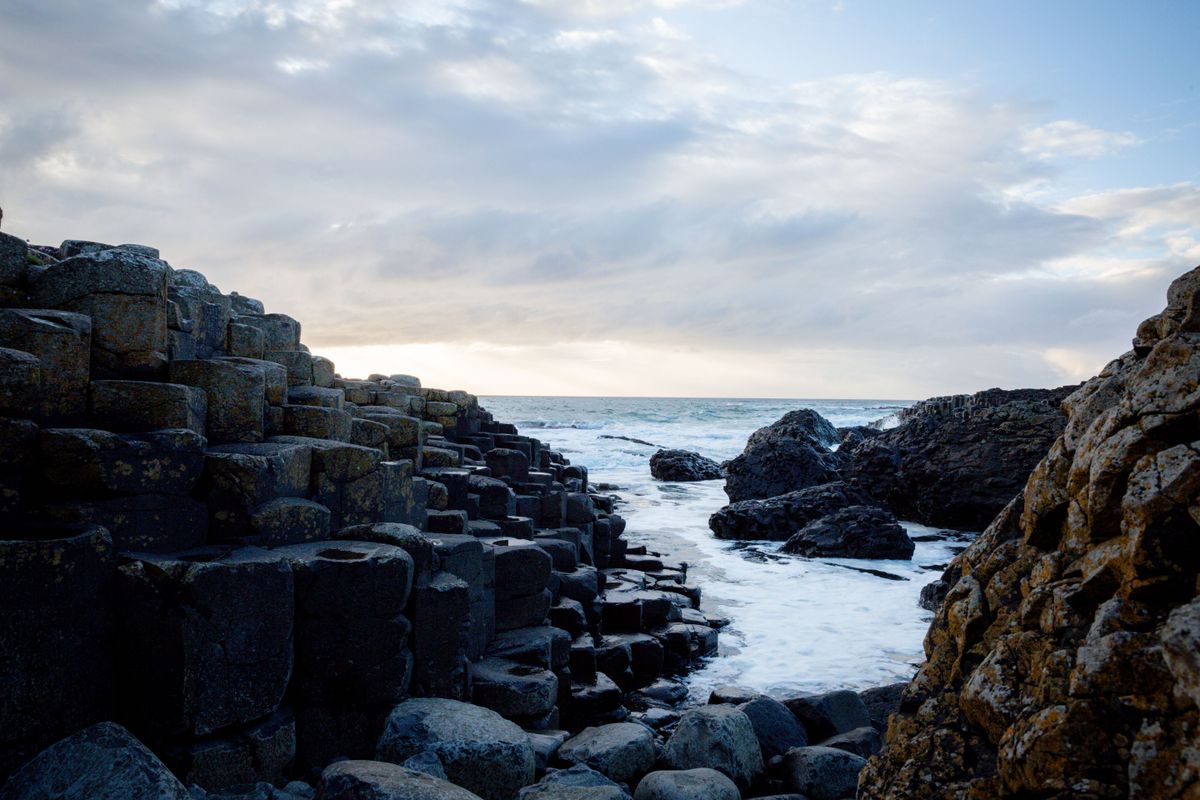Basaltpelare vid Giant's Causeway