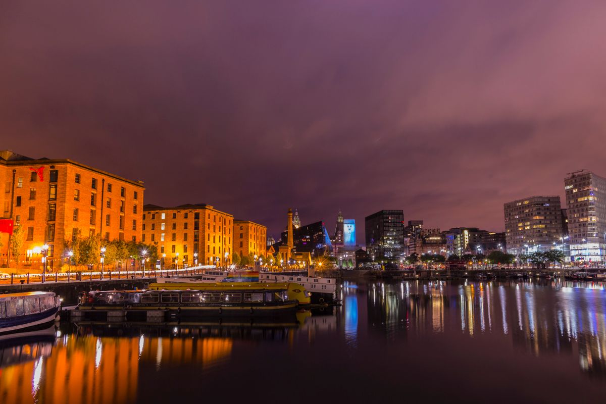 Albert Dock i Liverpool