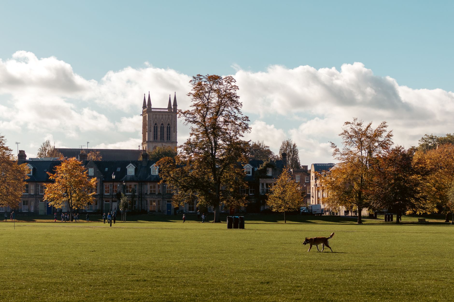 Student med brittiskt visum vid ett universitet i Storbritannien